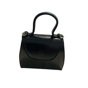 Koltov Mini Top Handle‎ Bag Women OS Black Good Structured Vintage 90s Style